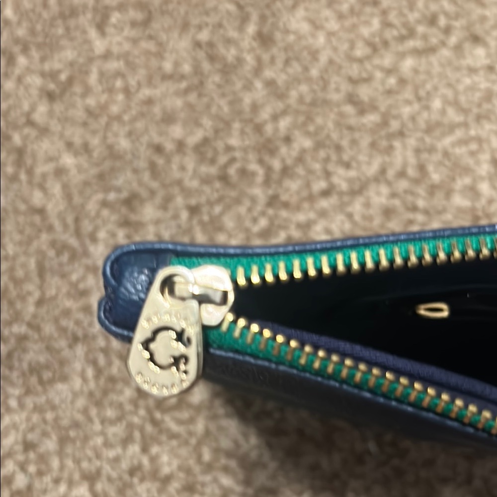 C. Wonder Navy Leather Pouch - Picture 5 of 5
